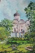 картина маслом Борисоглебский монастырь Дмитров 3